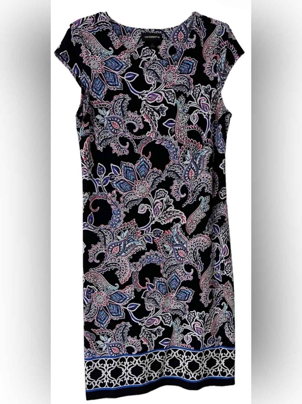 NWT Liz Claiborne size 14 cap sleeve sheath dress